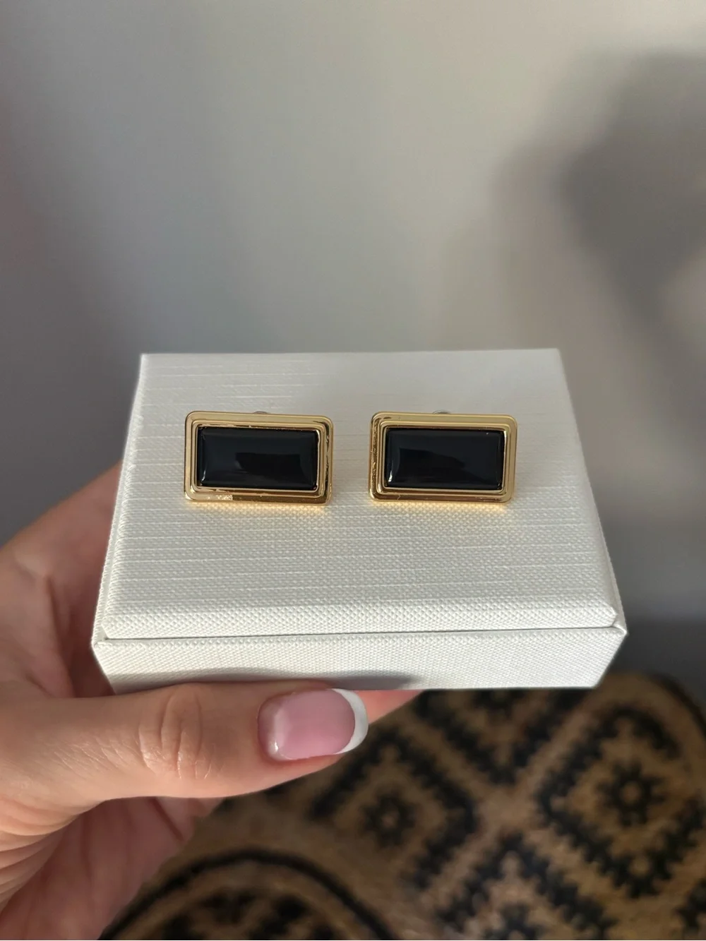 Heaven Mayhem Archer Rectangle Earrings